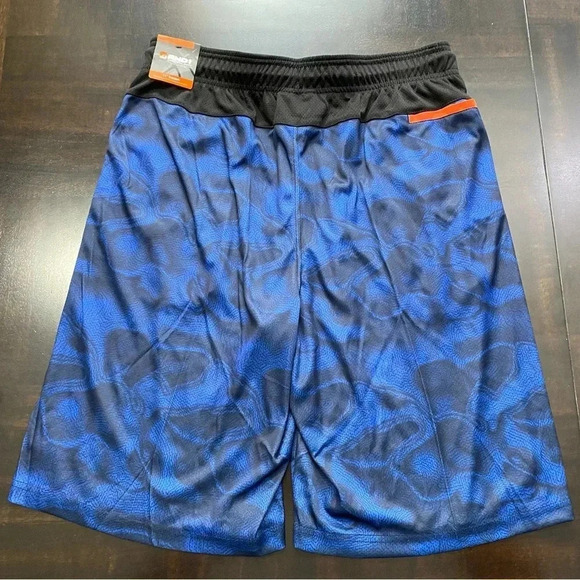 AND1 Racing Royal Blue Post Up Swirl Print Men Basketball Shorts Size Medium NWT - Picture 7 of 9